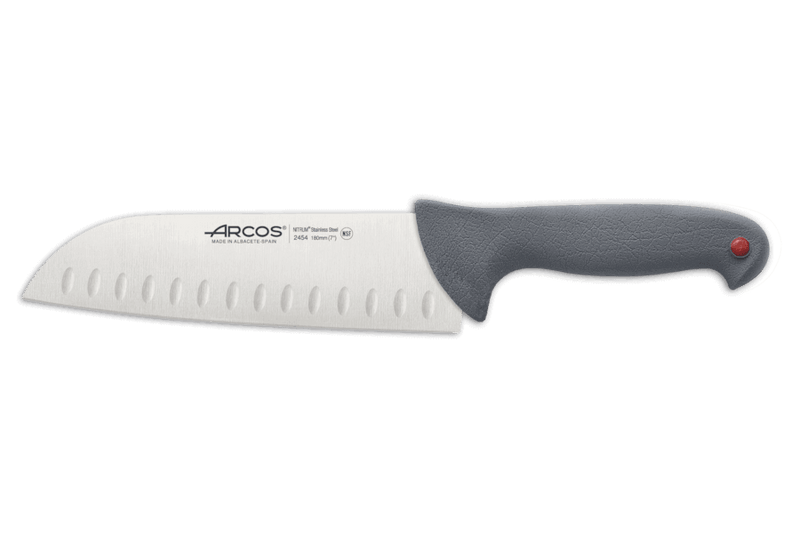 Couteau santoku professionnel Arcos Colour Prof alvéolé 18cm