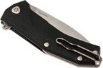 Couteau pliant LionSteel KUR manche G10 ou olivier 12cm - Noir