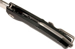 Couteau pliant LionSteel KUR manche G10 ou olivier 12cm - Noir