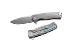 Couteau pliant LionSteel ROK manche monobloc 11cm - Gris