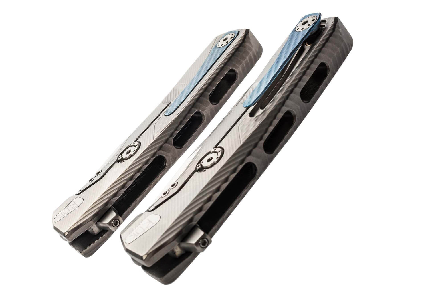 Couteau pliant LionSteel ROK manche monobloc 11cm - Gris
