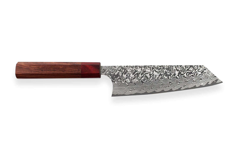 Couteau bunka japonais artisanal Yoshimi Kato 16.5cm SG2 Damascus