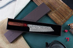 Couteau bunka japonais artisanal Yoshimi Kato 16.5cm SG2 Damascus