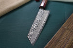 Couteau bunka japonais artisanal Yoshimi Kato 16.5cm SG2 Damascus
