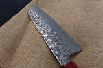 Couteau santoku japonais artisanal Yoshimi Kato 16.5cm SG2 Damascus