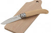 Couteau pliant PICNIC André Verdier inox avec planchette à découper en hêtre
