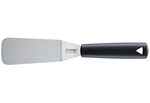 Spatule professionnelle Triangle flexible en inox forme évasée coudée 12cm
