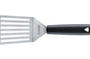 Spatule professionnelle Triangle coudée ajourée flexible en acier inoxydable 28,5cm x 9cm