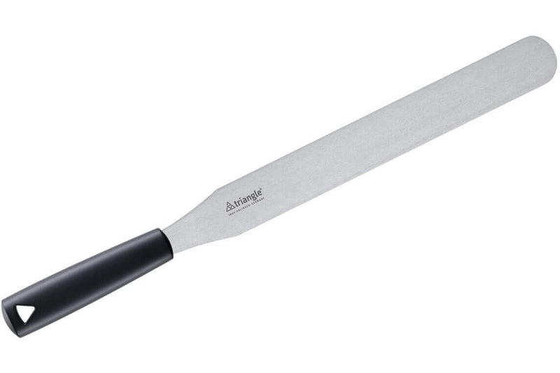 Spatule professionnelle Triangle droite et flexible manche en green grip - 30 cm
