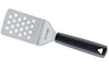Spatule professionnelle Triangle flexible coudée perforée manche en green grip - 10 cm