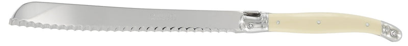 Couteau à pain Laguiole par André Verdier 17cm 100% français - Ivoire