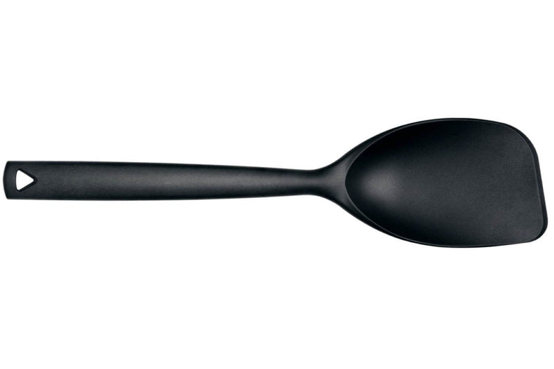 Cuillère de service Triangle en nylon noir 35cm