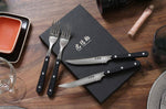 Coffret de table Wusaki 2 couteaux à steak 11cm + 2 fourchettes