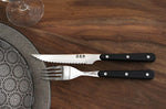 Coffret de table Wusaki 2 couteaux à steak 11cm + 2 fourchettes