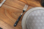 Coffret de table Wusaki 2 couteaux à steak à bout rond + 2 fourchettes