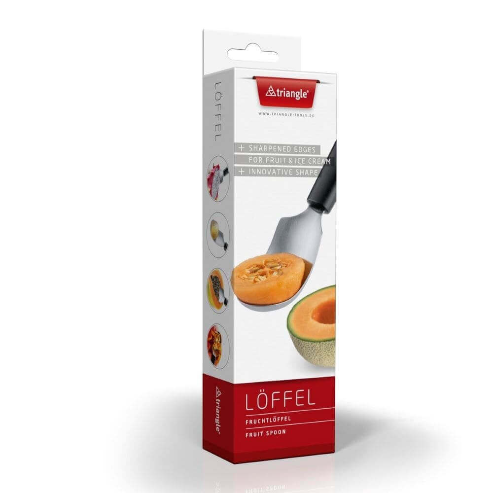 Cuillère à évider pour fruits Triangle manche en green grip