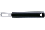 Canneleur Triangle forme V manche en green grip noir