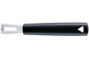Canneleur Triangle forme V manche en green grip noir