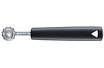 Equeuteur à tomates Triangle inox embout 2cm manche green grip
