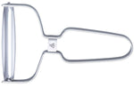 Éplucheur Triangle lame lisse + protège-lame - 9 cm