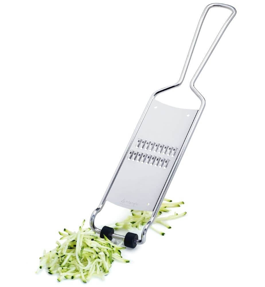 Râpe à julienne Triangle inox + réceptacle 2 en 1