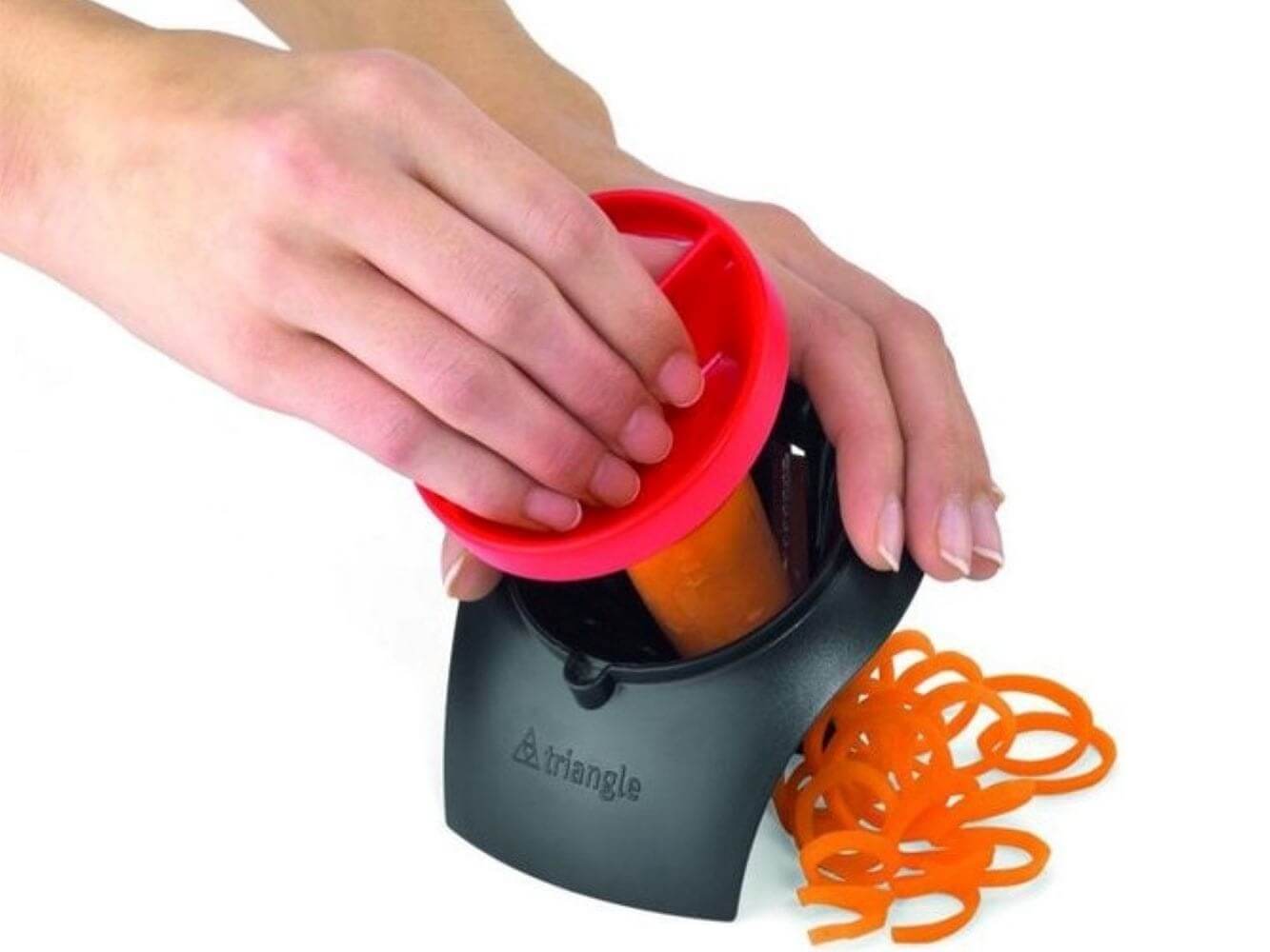 Taille-légumes spaghettis Triangle inox et ABS
