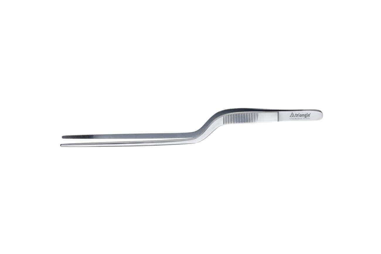Pince à dresser forme coudée Triangle inox - 14 cm