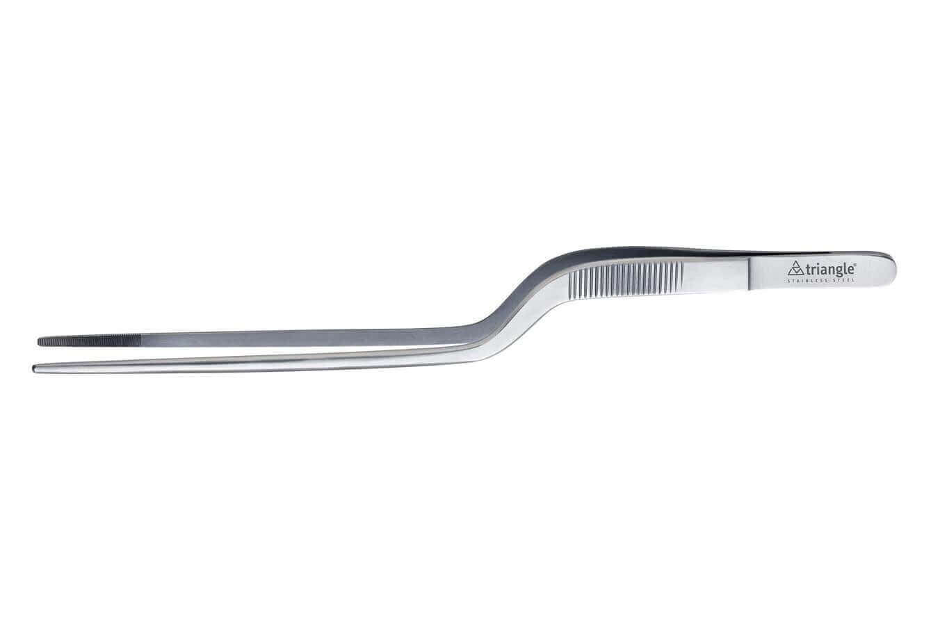 Pince à dresser forme coudée Triangle inox - 20 cm