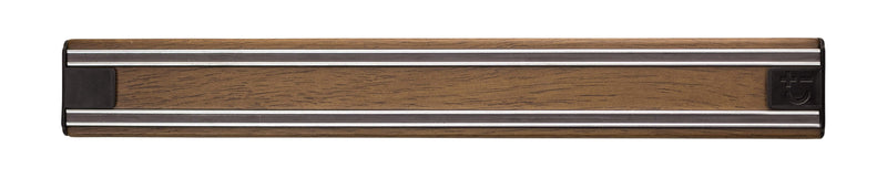 Barre aimantée surpuissante Bisbell Bisichef 35cm en bois - Noyer coloré