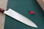 Couteau de chef japonais artisanal Kei Kobayashi SG2 Heptagone 21cm