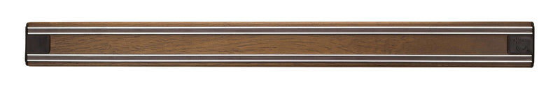 Barre aimantée surpuissante Bisbell Bisichef 50cm en bois - Noyer coloré