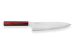 Couteau de chef japonais artisanal Kei Kobayashi SG2 Heptagone 21cm