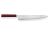Couteau Sujihiki japonais artisanal Kei Kobayashi SG2 Heptagone 27cm