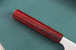 Couteau Sujihiki japonais artisanal Kei Kobayashi SG2 Heptagone 27cm