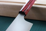 Couteau de chef japonais artisanal Kei Kobayashi SG2 Heptagone 21cm
