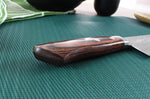 Couteau santoku japonais artisanal Masutani 16.5cm martelé