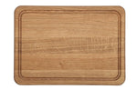 Planche à découper Wood4Food avec rigole 35x25cm - Bois de chêne