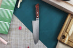 Couteau santoku japonais artisanal Masutani 16.5cm martelé