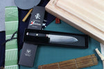 Couteau santoku japonais Yaxell SuperGou Ypsilon 16.5cm damas 193 couches