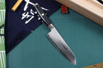 Couteau santoku japonais Yaxell SuperGou Ypsilon 16.5cm damas 193 couches