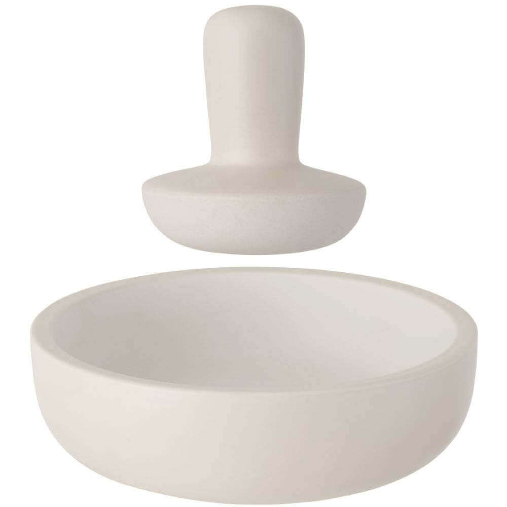 Mortier Berghoff 17cm grès blanc Leo + pilon