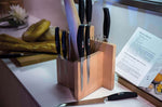 Bloc vide Artelegno Kombi bois de hêtre pour 8 couteaux de cuisine