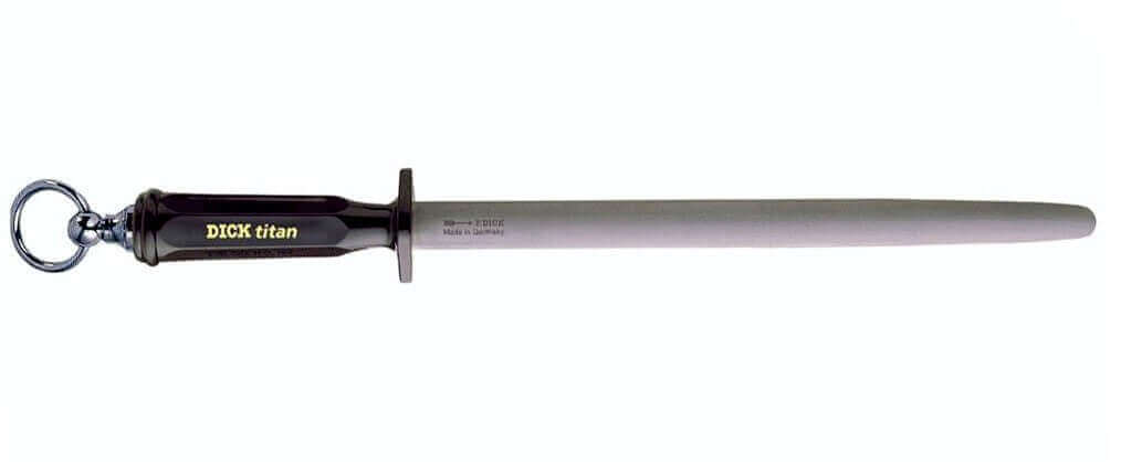 Fusil à aiguiser Dick Dickoron Titan mèche ovale 30cm grain fin