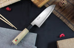 Couteau santoku japonais artisanal Kagekiyo Utage White Steel 2 18cm