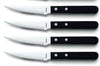 Coffret 6 couteaux à pizza Amefa inox et ABS noir