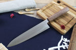 Couteau de chef japonais artisanal Kagekiyo Tedukuri 24cm