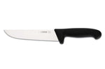 Couteau de boucher pro Giesser lame 18cm 4005 - Noir