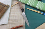 Couteau universel japonais artisanal Kagekiyo Kurumi Ginsan 15cm