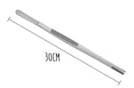 Grande pince à barbecue Triangle inox - 30 cm