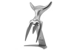 Fourchette à viande Tridens acier inox brossé + socle tout inox